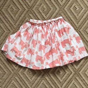 Pink Chicken White and Pink Skirt